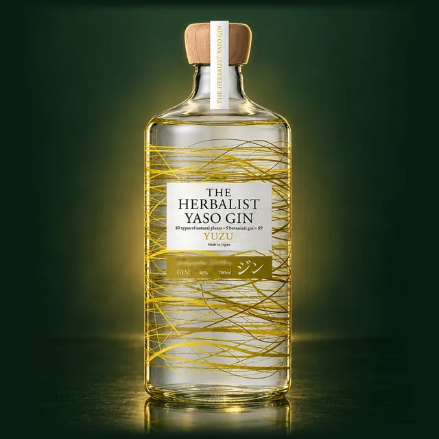 THE HERBALIST YASO GIN YUZUのボトル(イメージ)